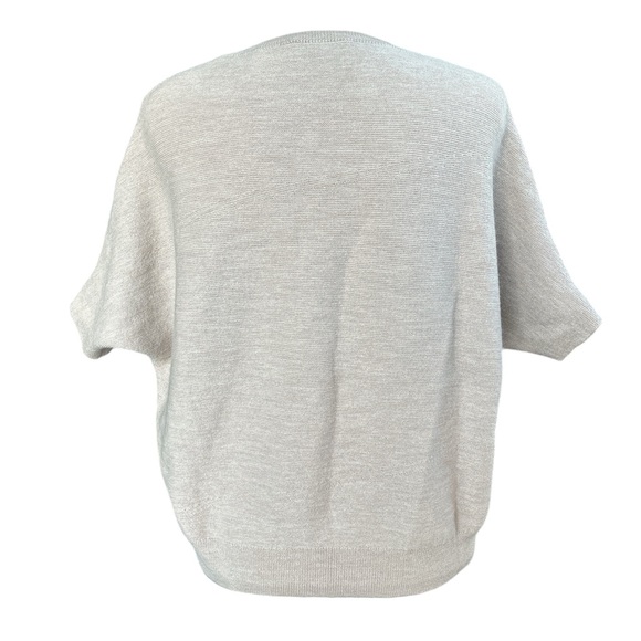 The Reset R Label Dolman Sleeve Wool Sweater Cream S/M - Picture 2 of 6